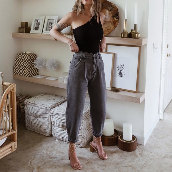 Denim - High Waisted Mom Jeans